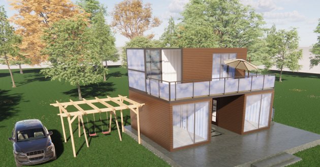 两室一厅民宿效果图